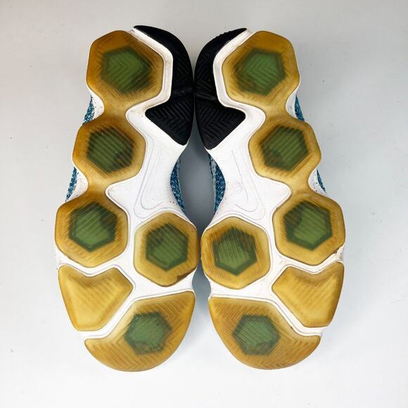 Nike Flyknit Zoom Agility Running Sneakers Shoes Blue Turquoise Women 9 - Picture 7 of 14